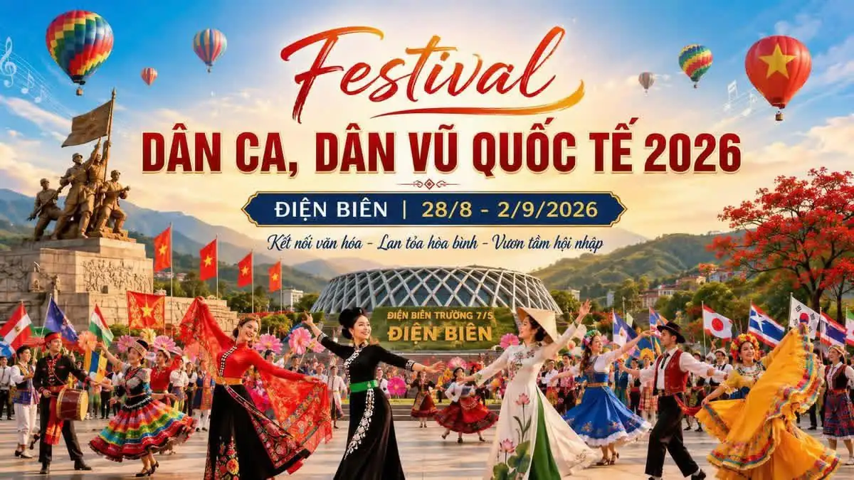SẮC MÀU FESTIVAL DÂN VŨ – HÀNH TRÌNH VỀ MIỀN KÝ ỨC ĐIỆN BIÊN ( 3 Ngày 2 Đêm)